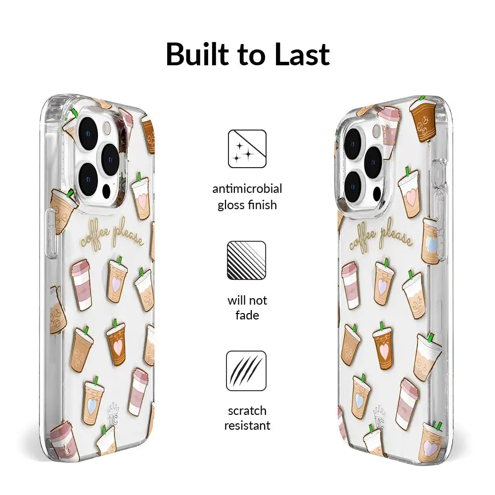 Coffee First iPhone Case