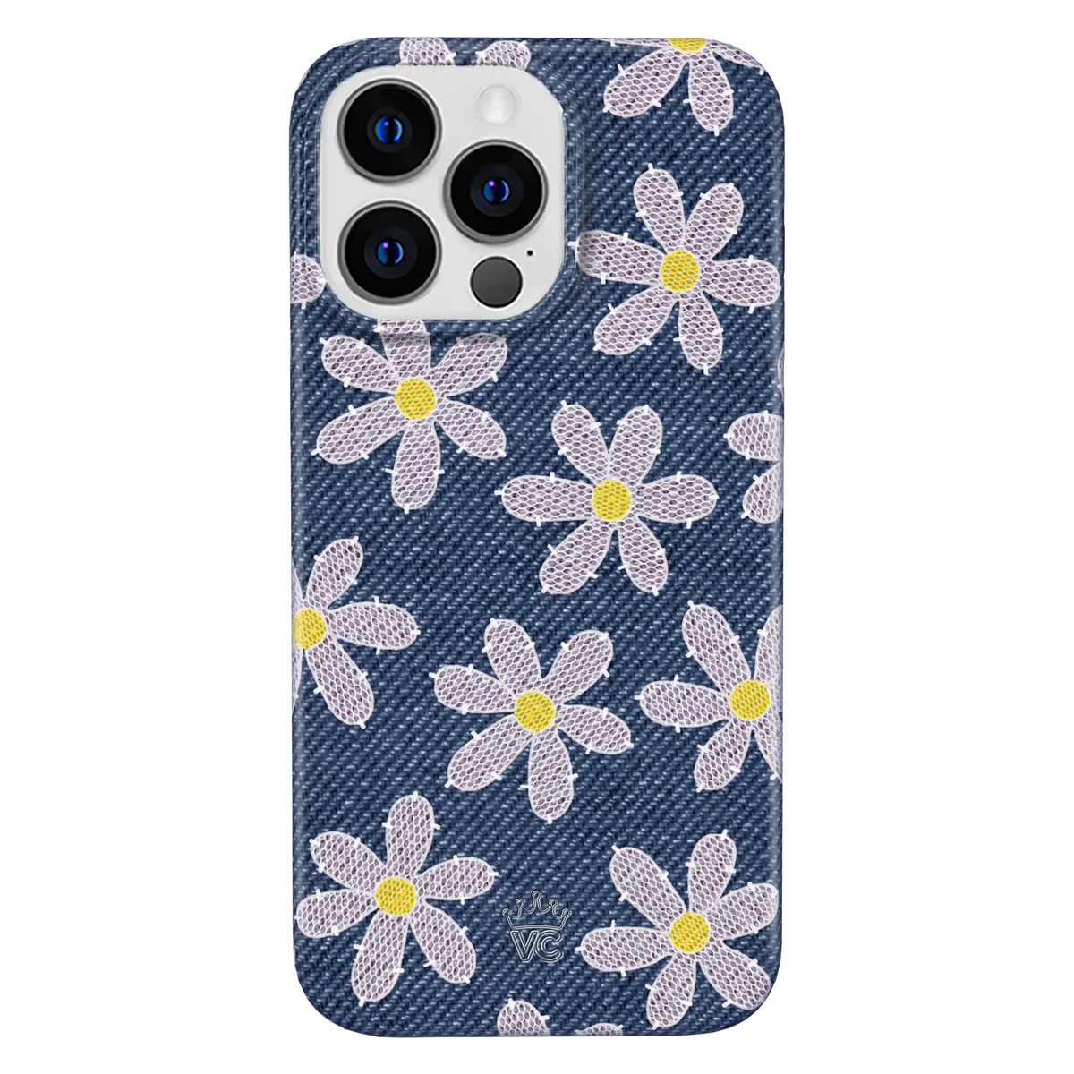 Denim Daisy iPhone Case