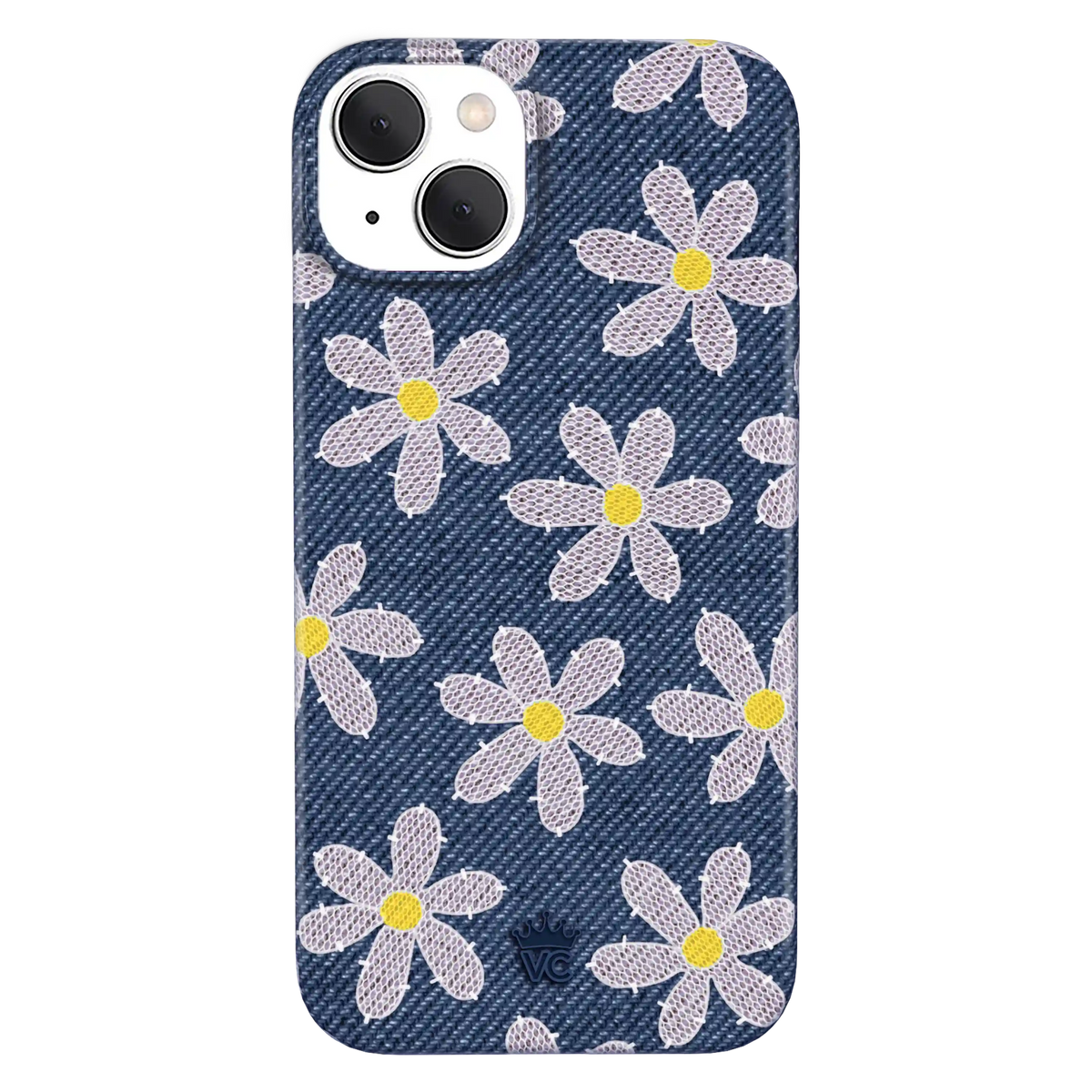 Denim Daisy iPhone Case