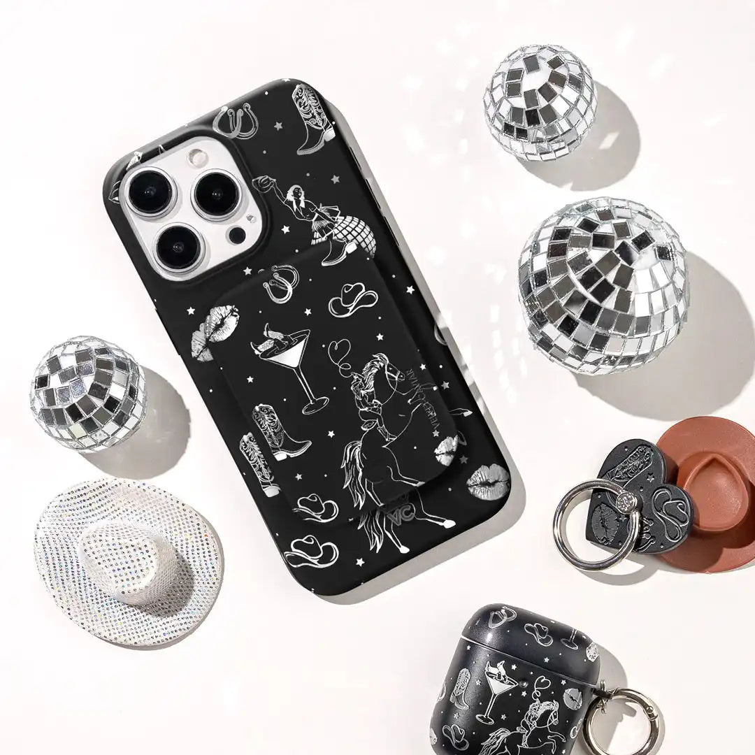 Disco Cowgirl Portable MagSafe Charger Power Pack