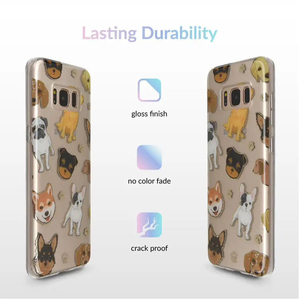 Dog Clear Samsung Galaxy Case