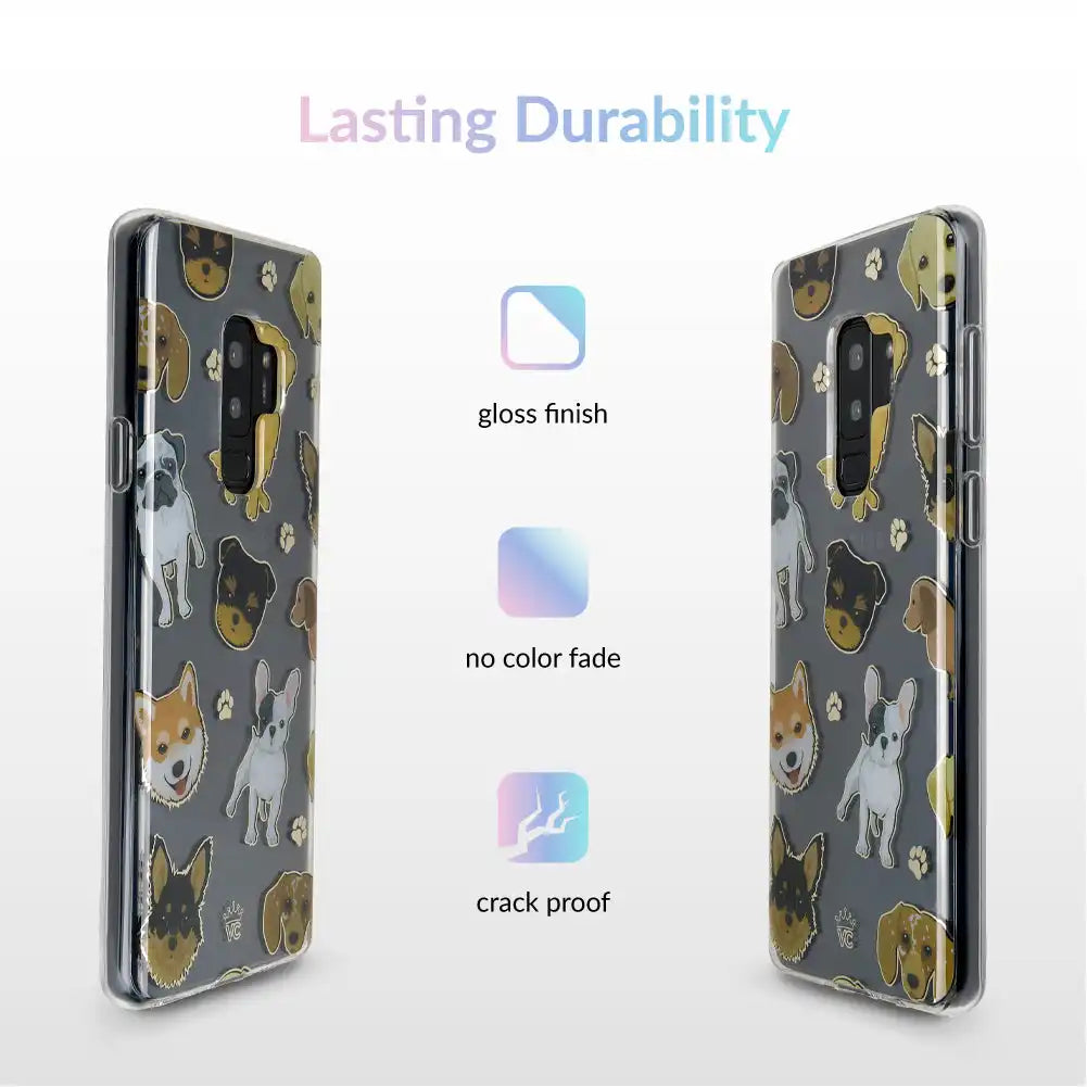 Dog Clear Samsung Galaxy Case