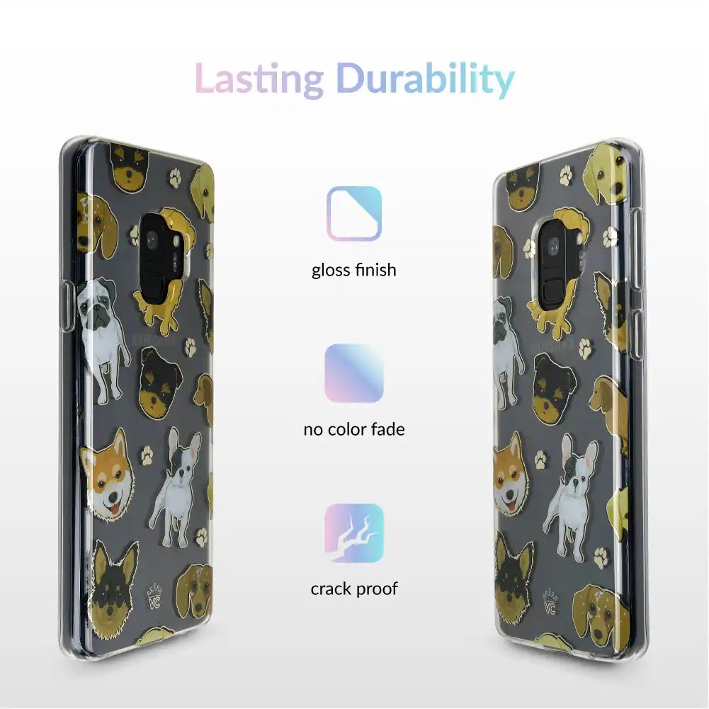 Dog Clear Samsung Galaxy Case