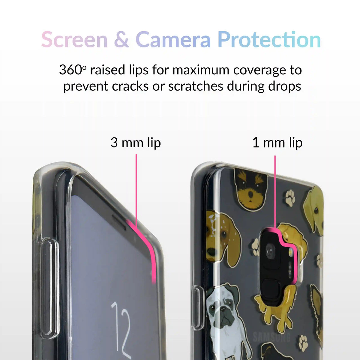 Dog Clear Samsung Galaxy Case