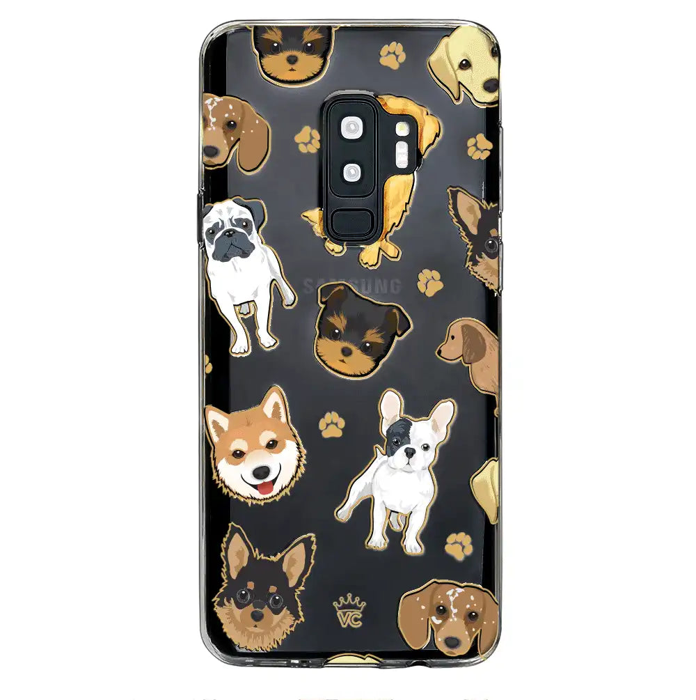 Dog Clear Samsung Galaxy Case