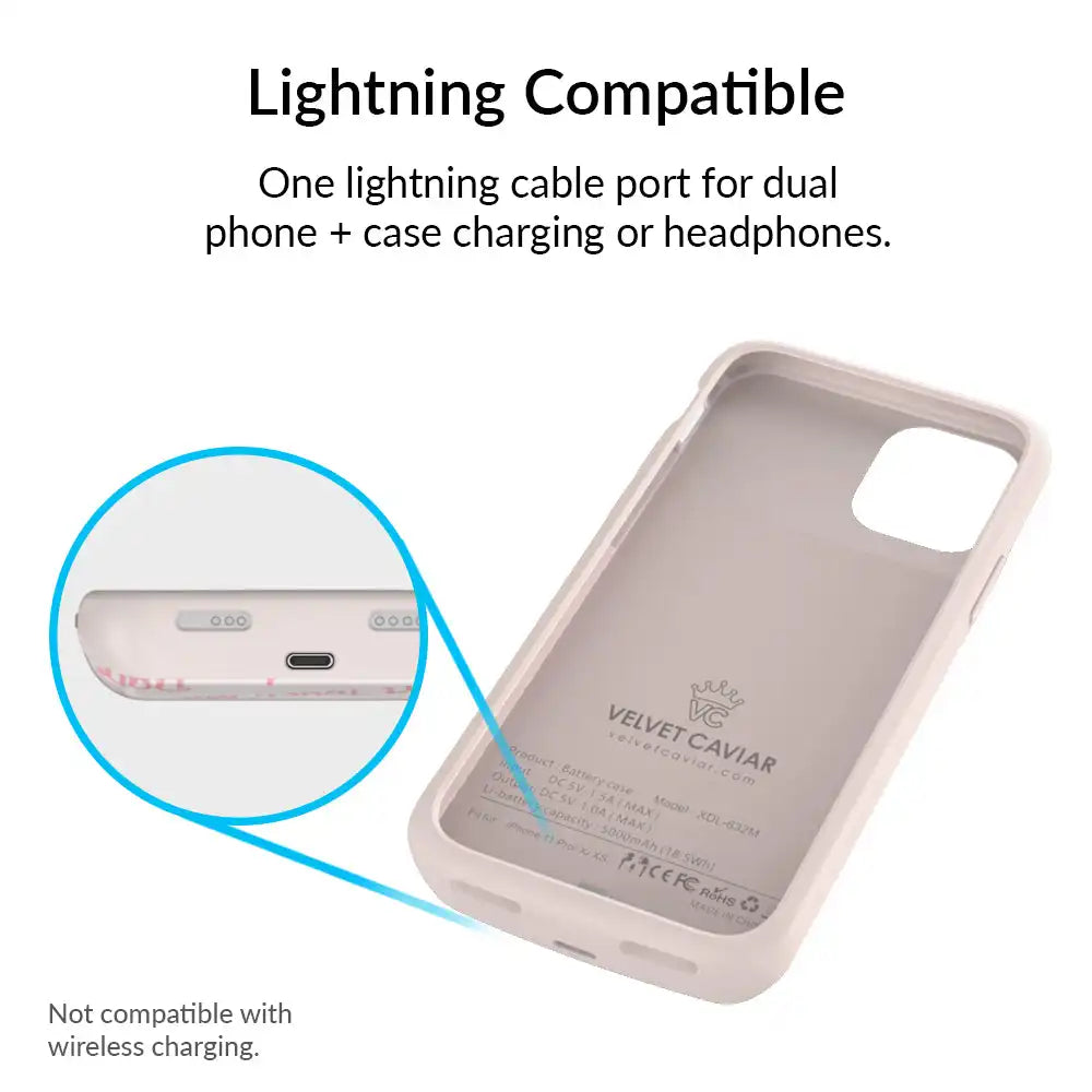 Don't Touch Me iPhone Charging Case