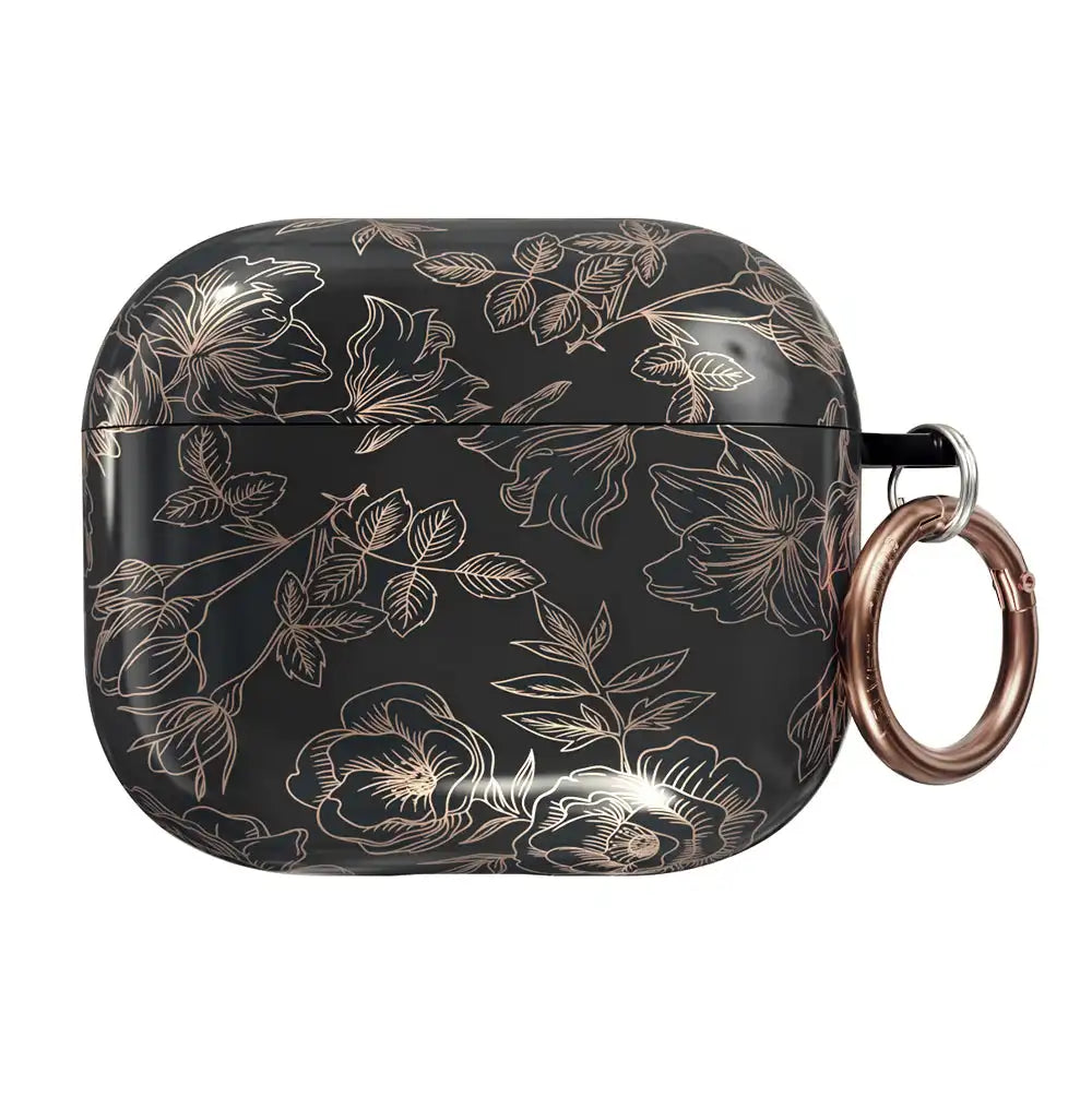 Floral Chrome Airpods Case