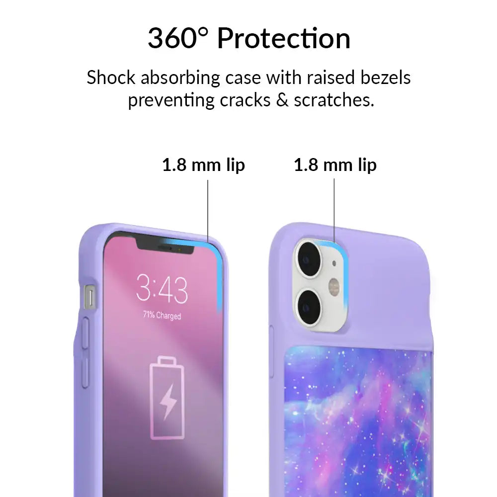 Galaxy iPhone Charging Case