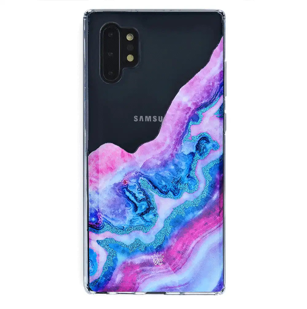 Geode Glitter Clear Samsung Case