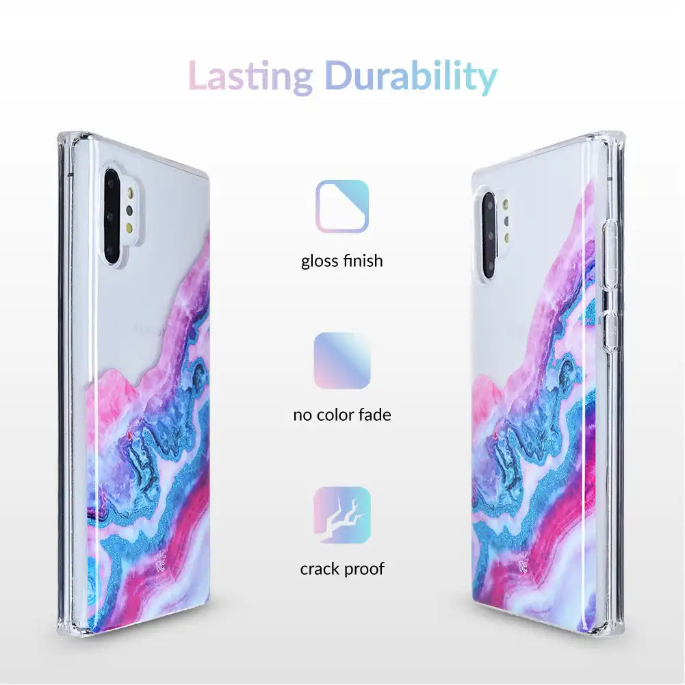Geode Glitter Clear Samsung Case