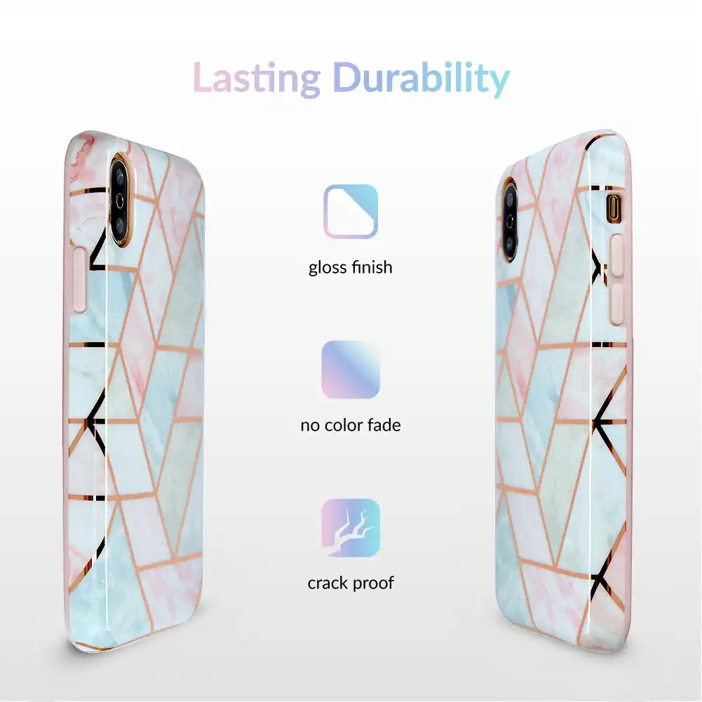 Geometric Marble iPhone Case