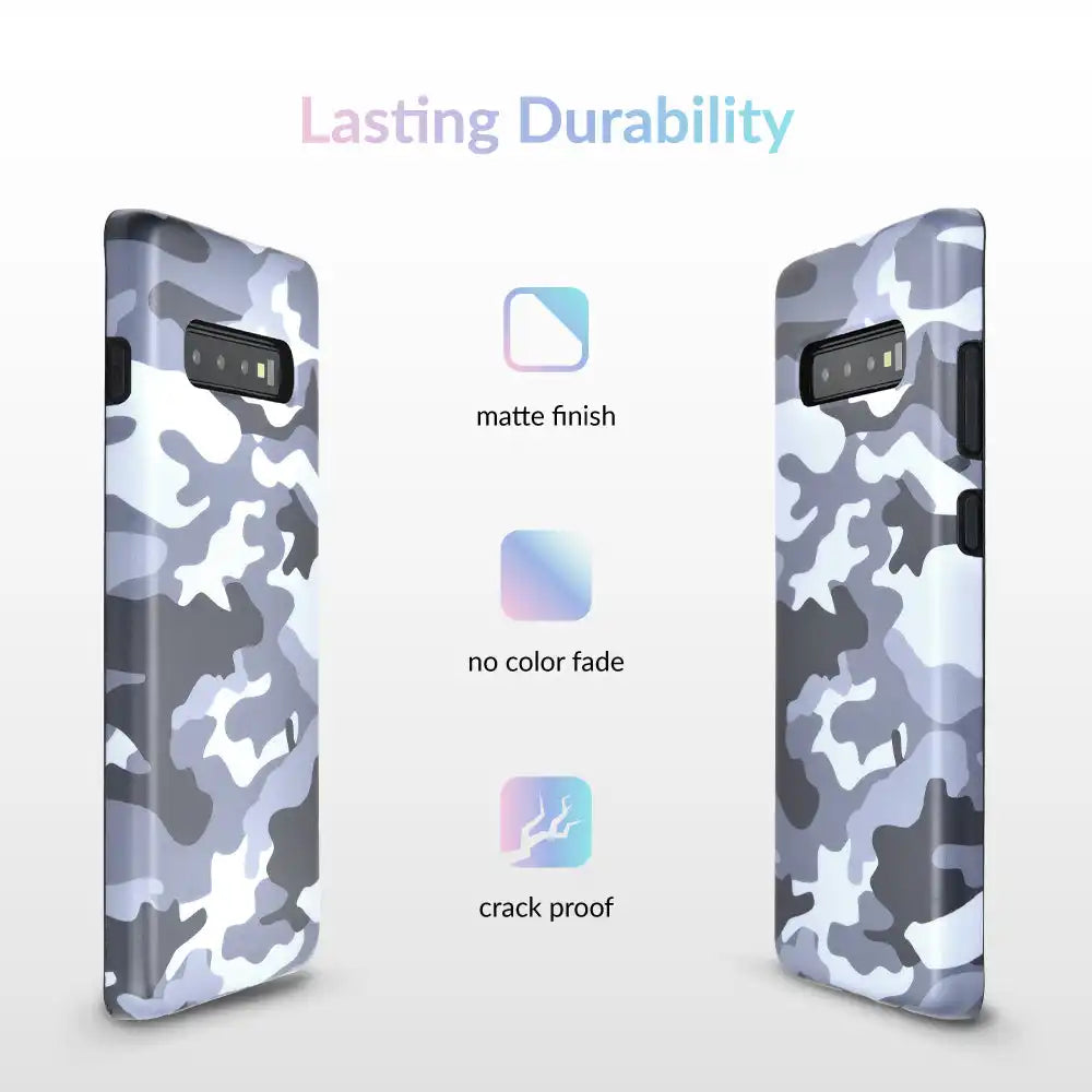 Gray Camo Samsung Galaxy Case