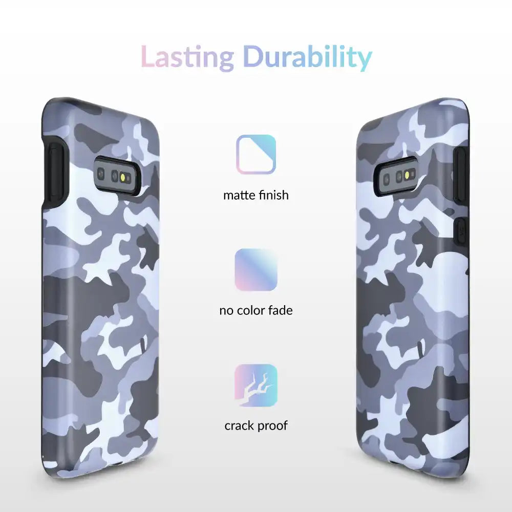 Gray Camo Samsung Galaxy Case