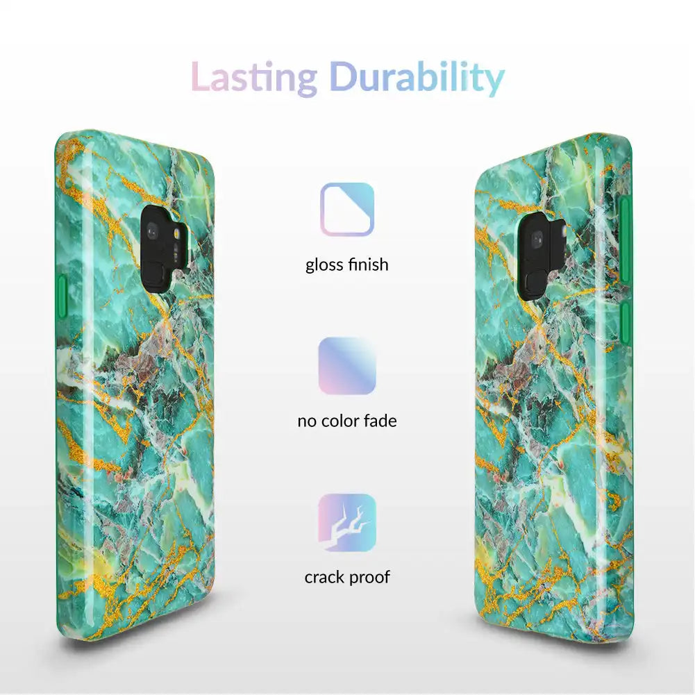 Green Emerald Marble Samsung Galaxy Case