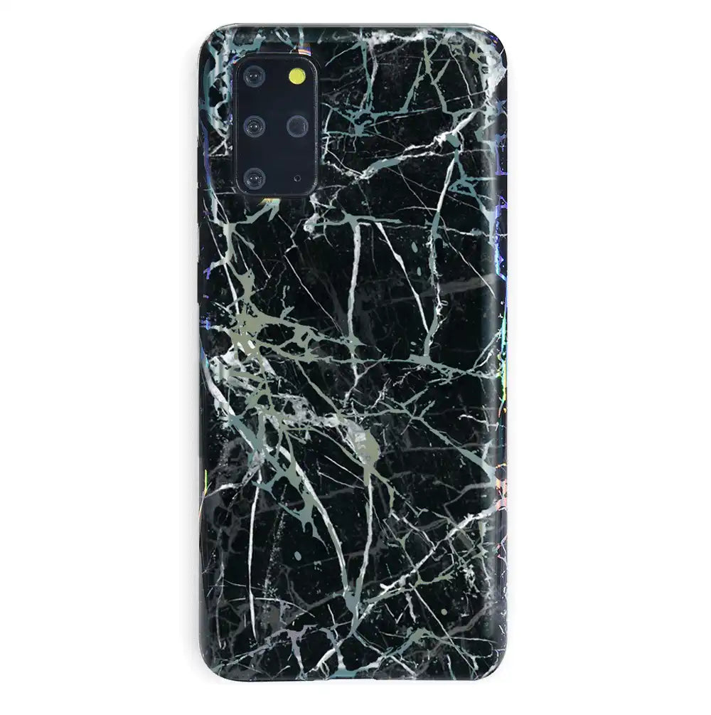 Holo Black Marble Samsung Galaxy Case