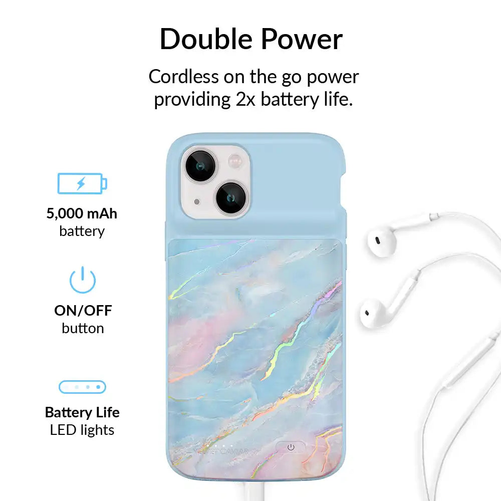 Holo Moonstone iPhone Charging Case