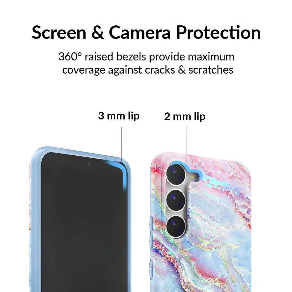 Holo Moonstone Marble Samsung Galaxy Case