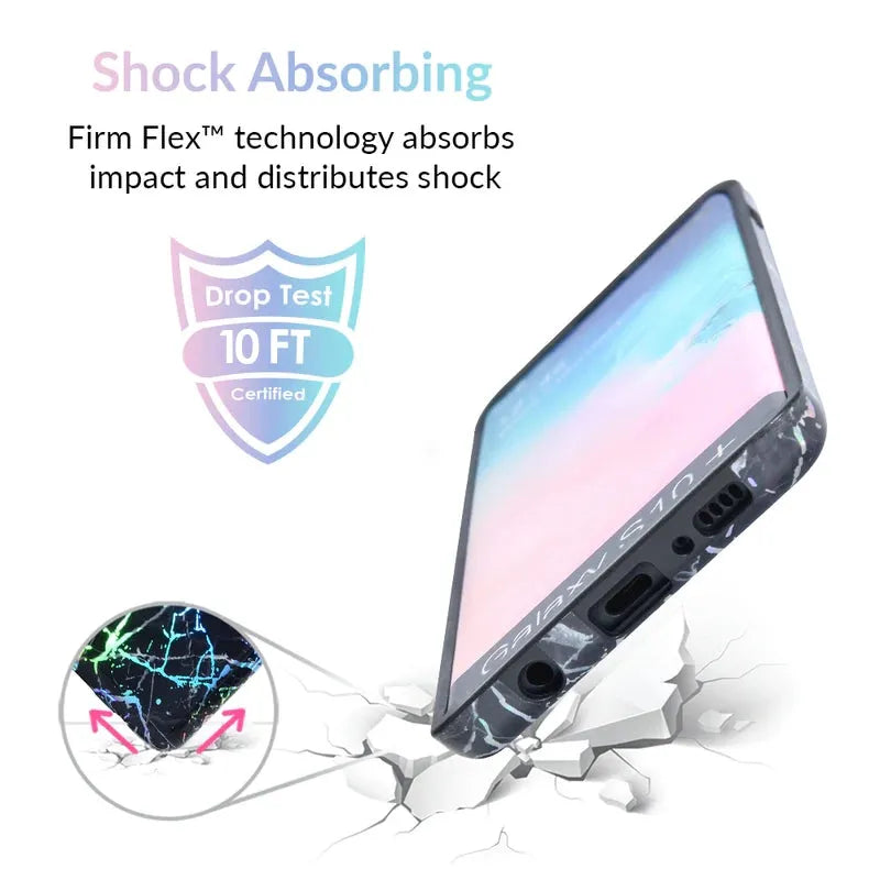 Holo Black Marble Samsung Galaxy Case