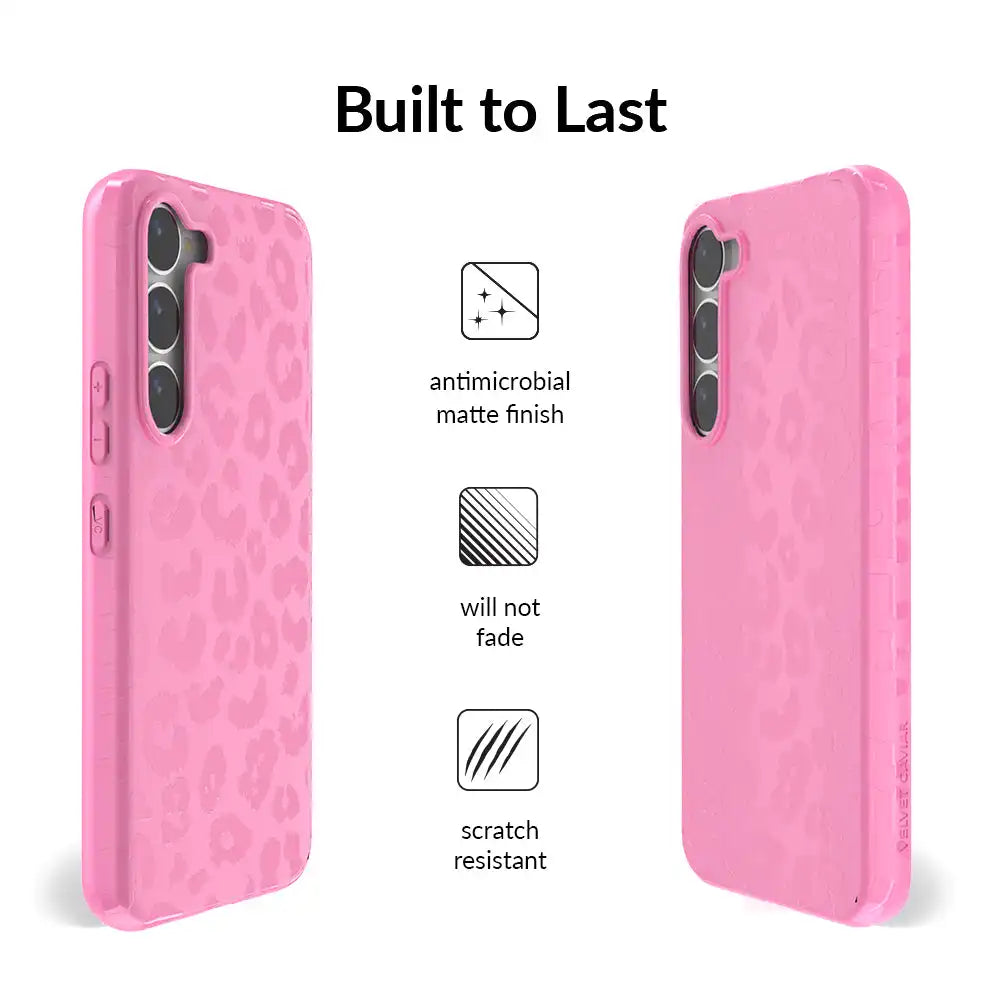 Hot Pink Leopard Samsung Case