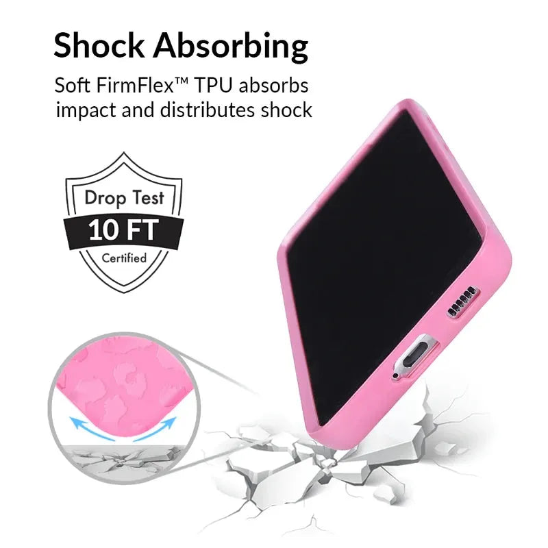 Hot Pink Leopard Samsung Case