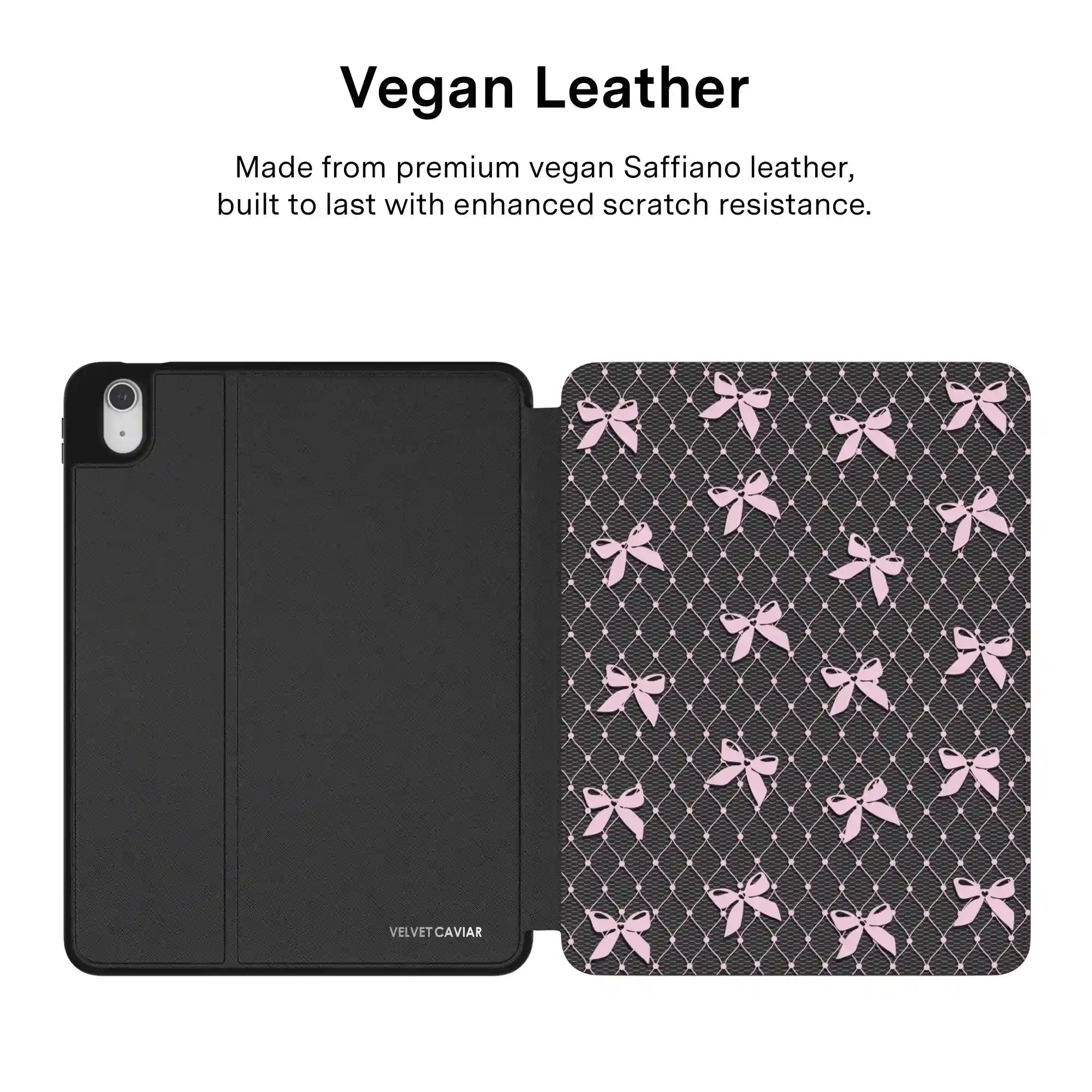 Lacy Pink Bows iPad Case