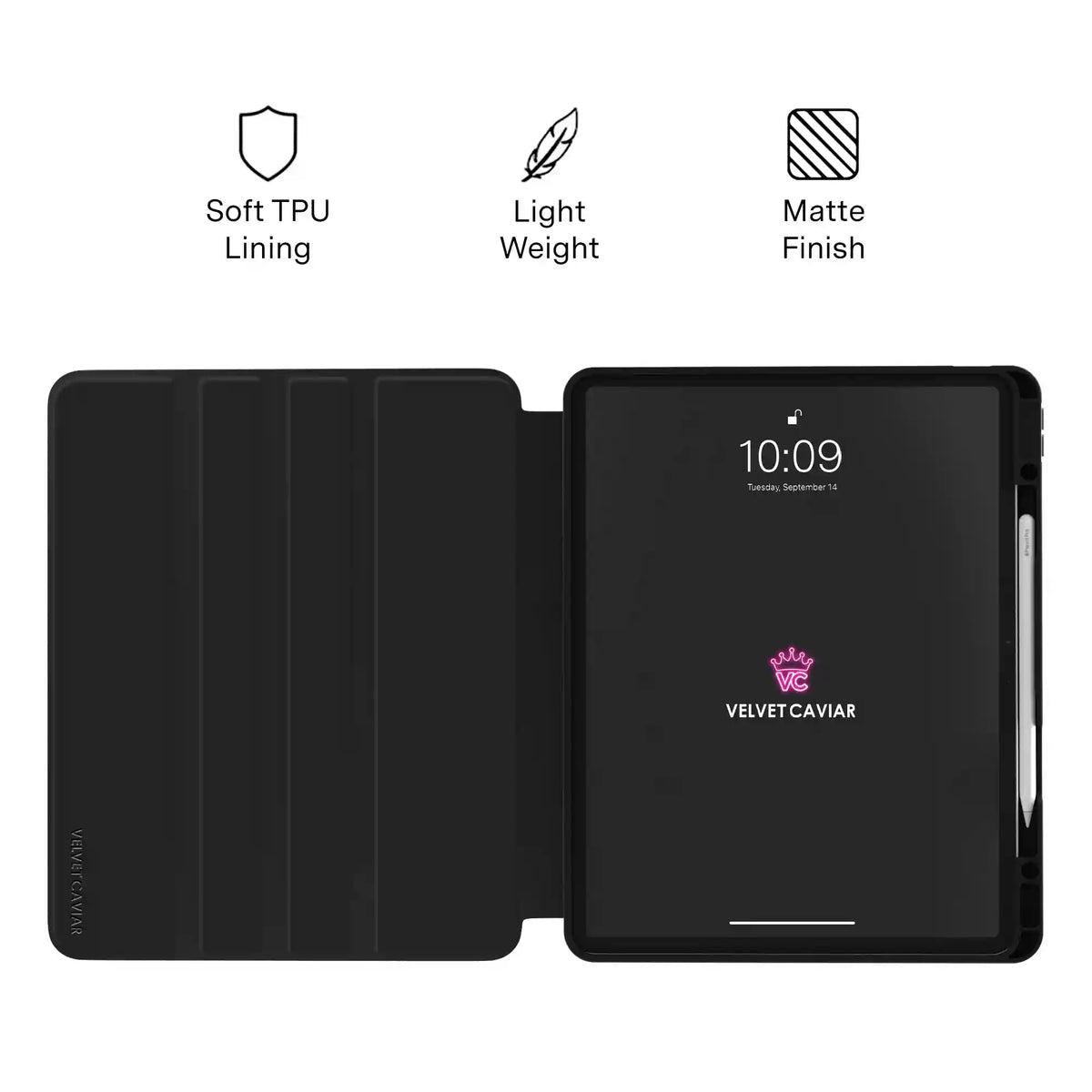 Black Leopard iPad Case