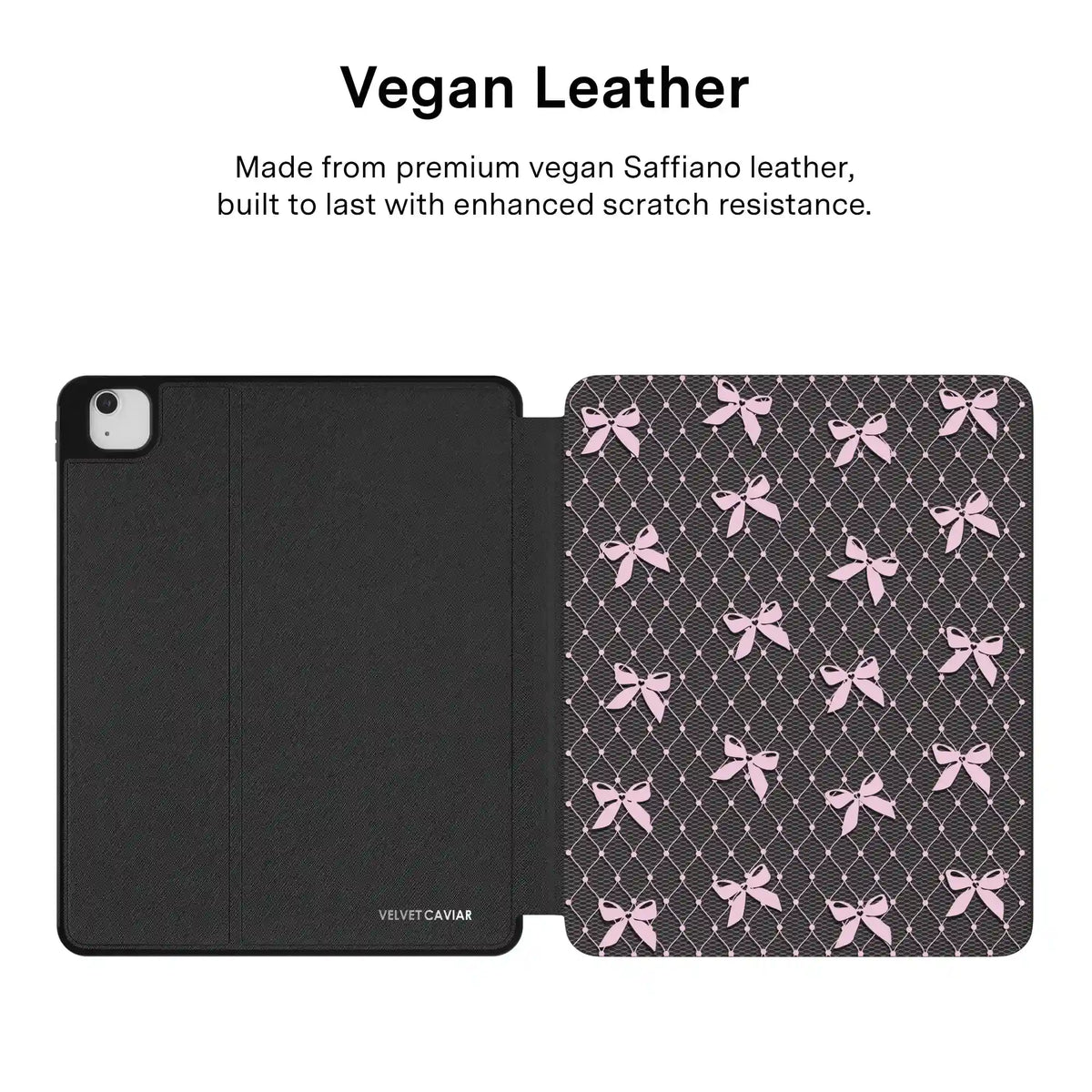 Lacy Pink Bows iPad Case