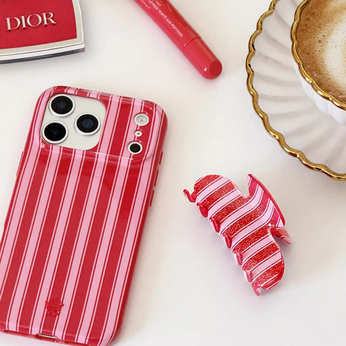 Candy Stripes Hair Clip