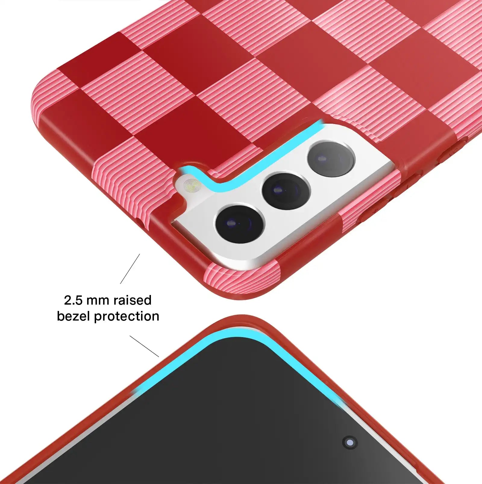 Rose Vibe Checkered Samsung Case