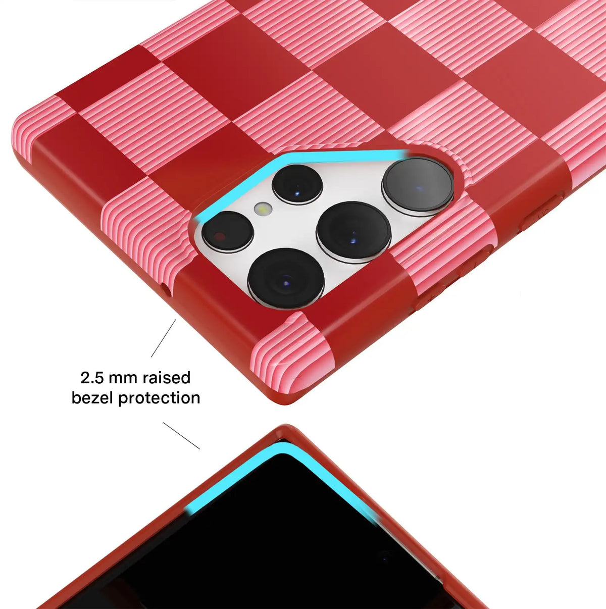 Rose Vibe Checkered Samsung Case
