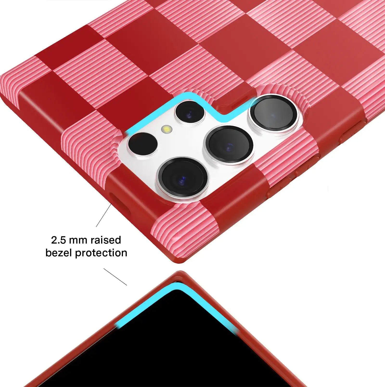 Rose Vibe Checkered Samsung Case