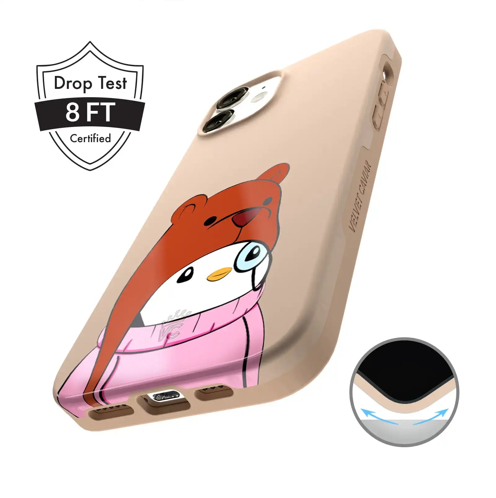 Pudgy Penguins Huddle Up iPhone Case