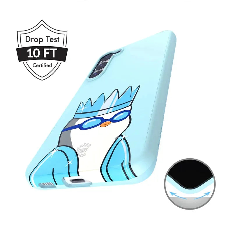 Pudgy Penguins Polar Blue Samsung Case