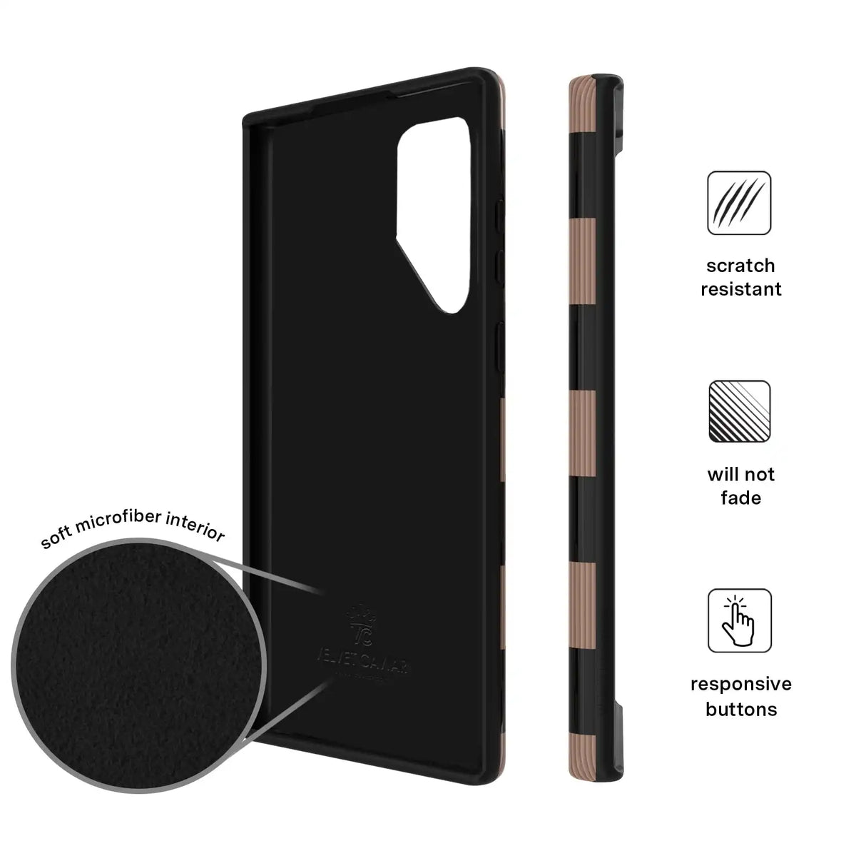 Mocha Vibe Checkered Samsung Case
