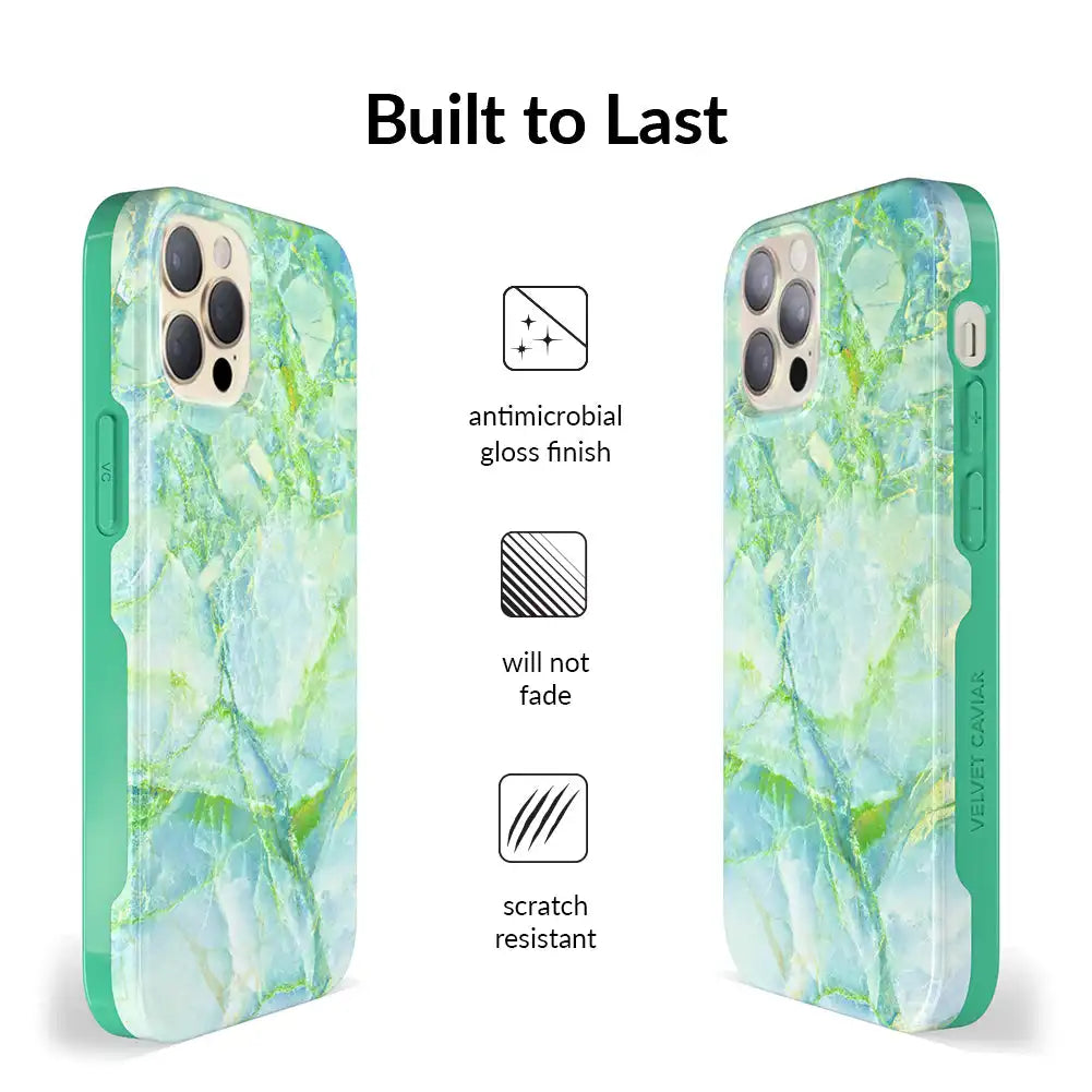 Jade Marble iPhone Case