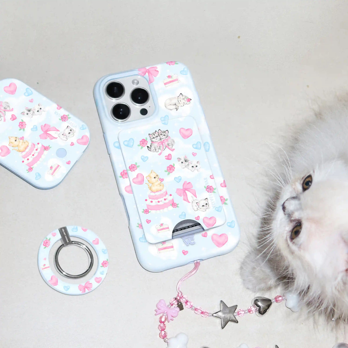 Kitten Kisses MagSafe Wallet