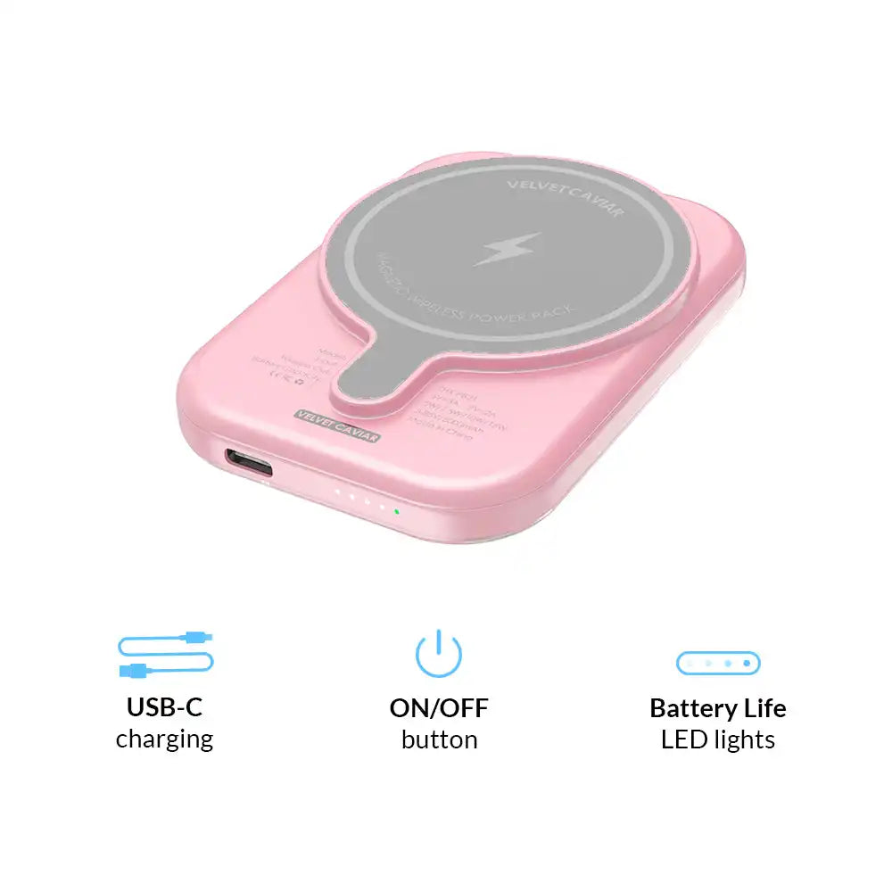Aura Butterfly Portable MagSafe Charger Power Pack