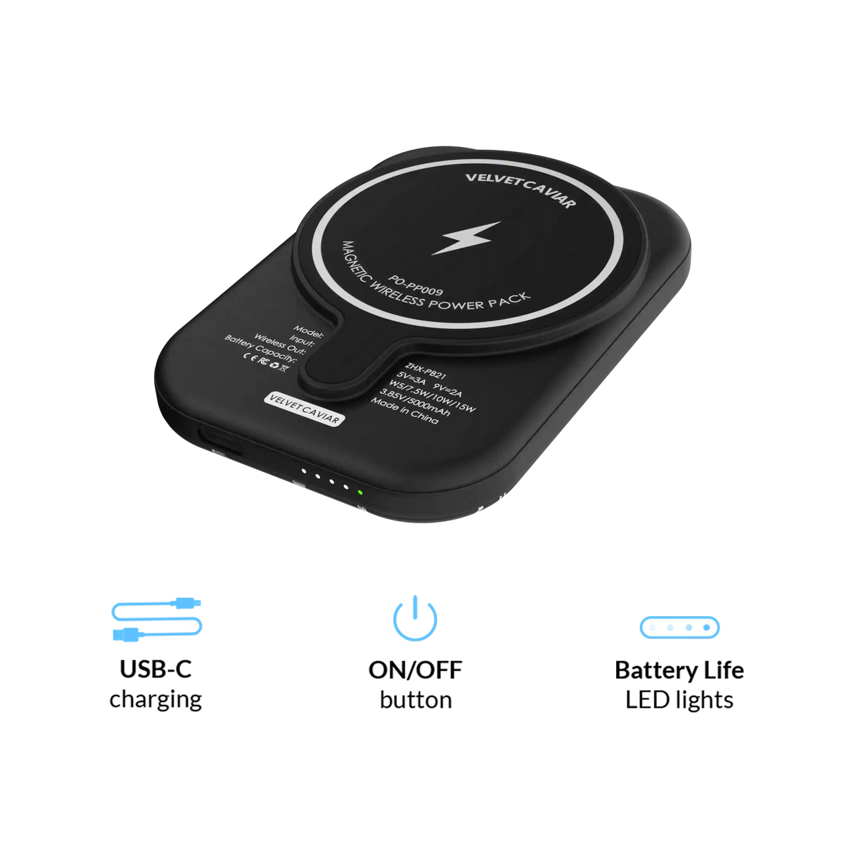 Disco Cowgirl Portable MagSafe Charger Power Pack