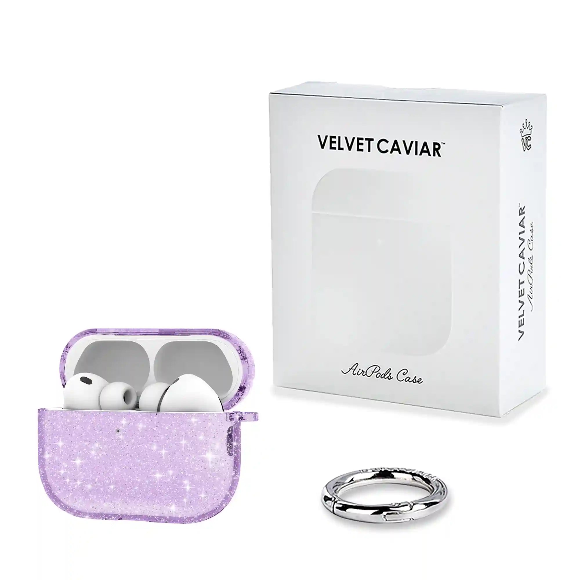 Lilac Stardust AirPod Case