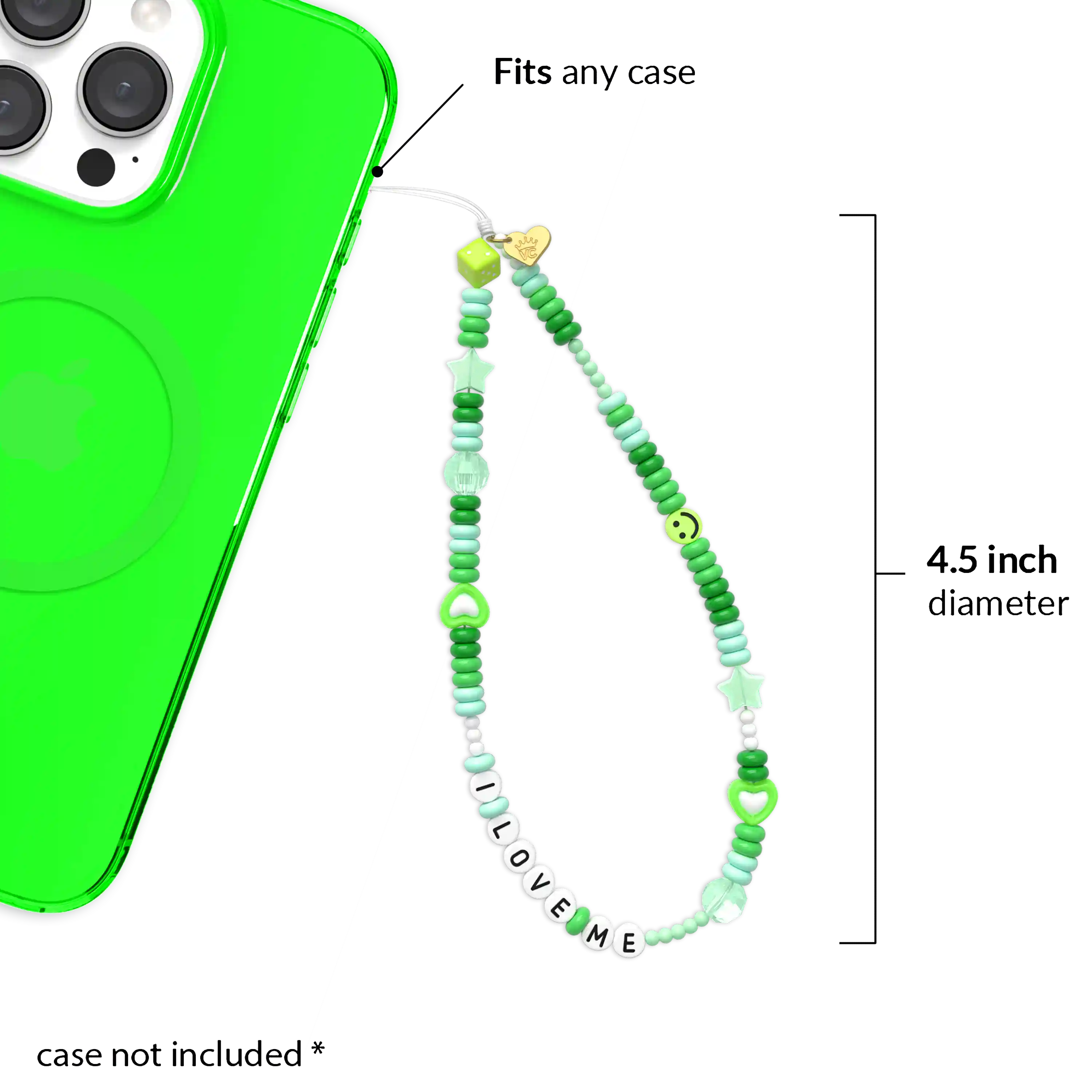 Love Me Phone Charm