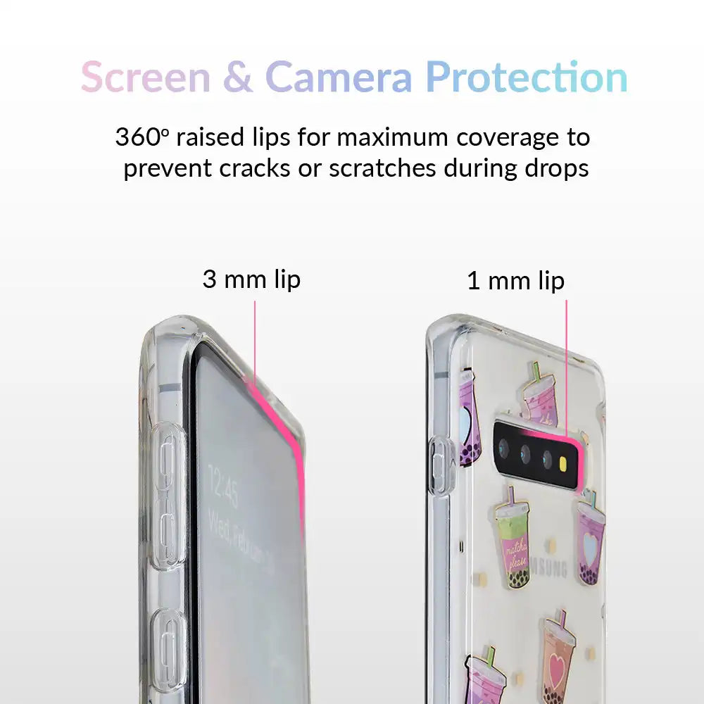 Matcha Samsung Galaxy Case Clear