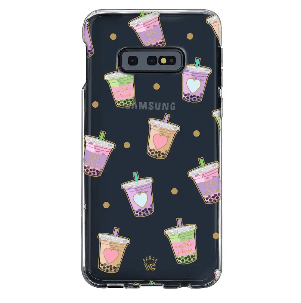 Matcha Samsung Galaxy Case Clear