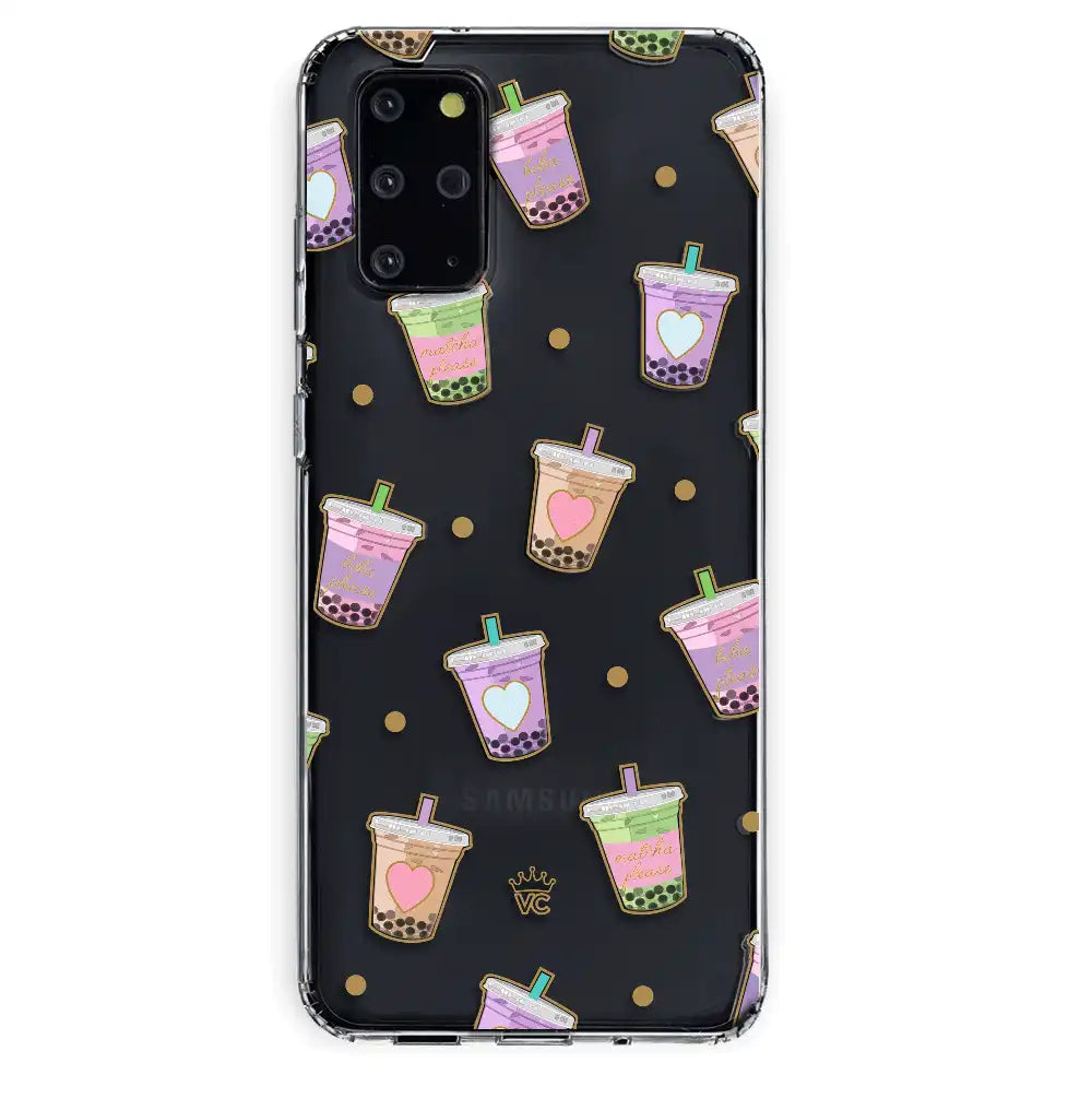 Matcha Samsung Galaxy Case Clear