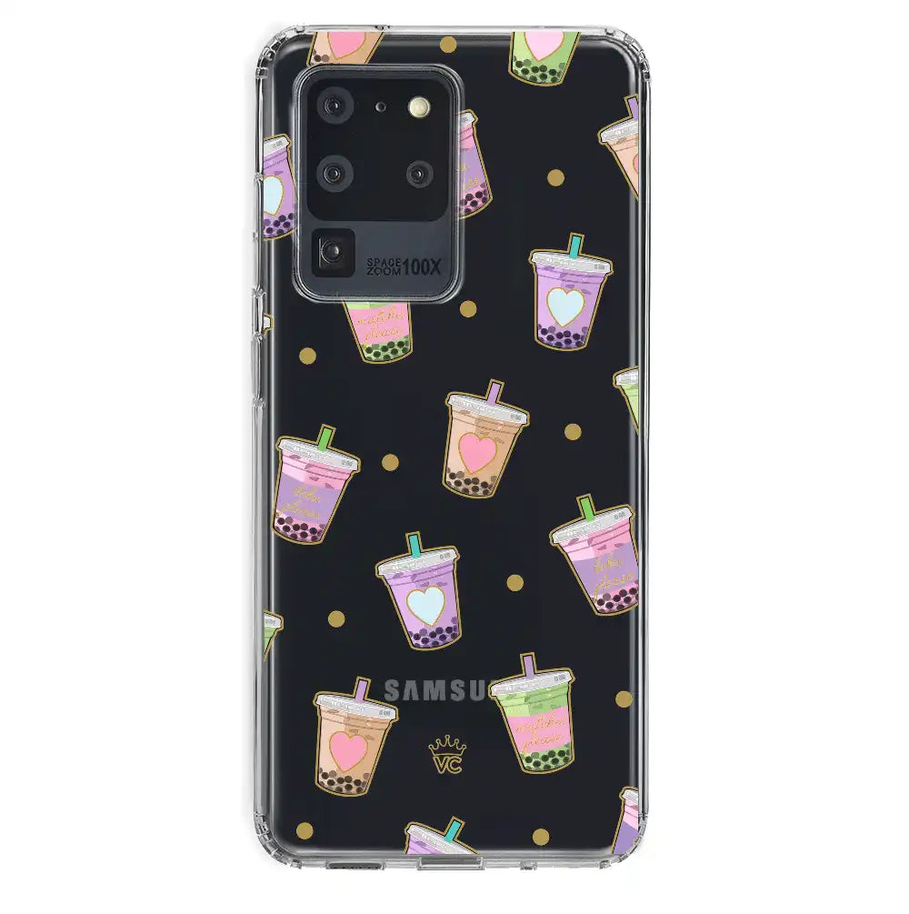 Matcha Samsung Galaxy Case Clear