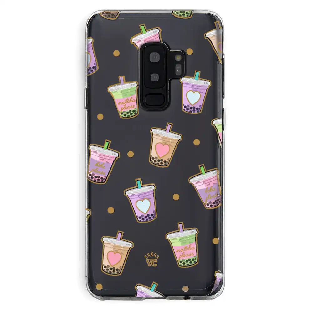 Matcha Samsung Galaxy Case Clear