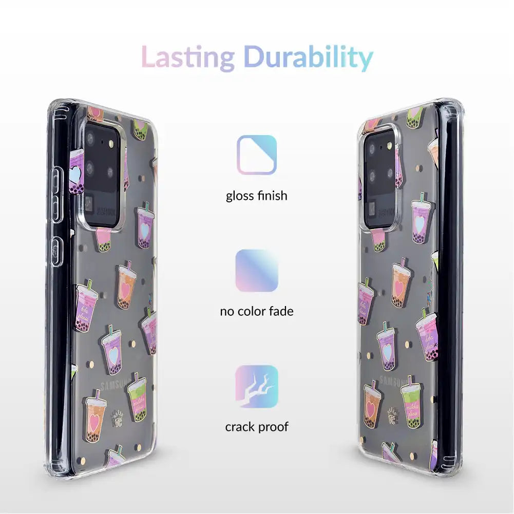 Matcha Samsung Galaxy Case Clear