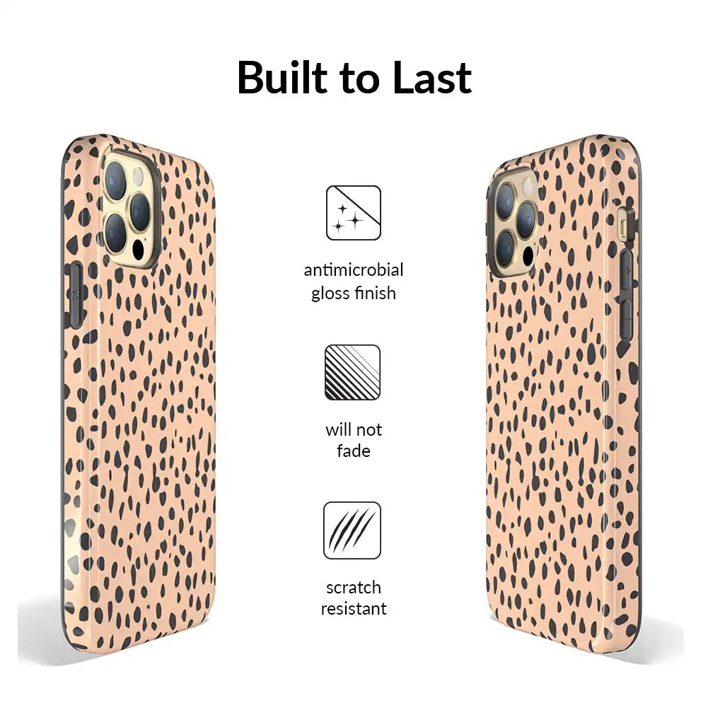 Spotted Nude Cheetah iPhone Case