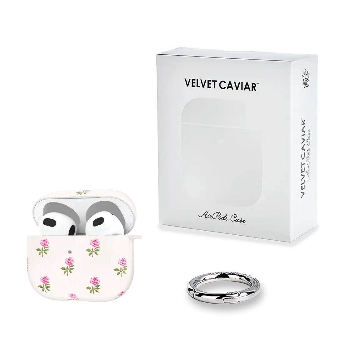 Pink Peony Floral AirPod Case