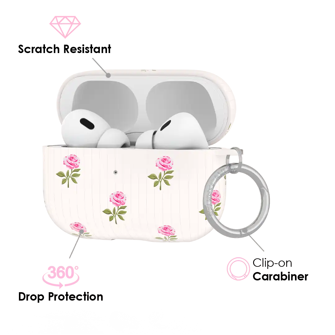 Pink Peony Floral AirPod Case