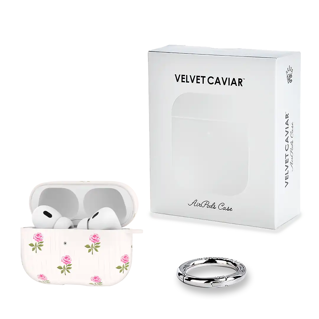 Pink Peony Floral AirPod Case
